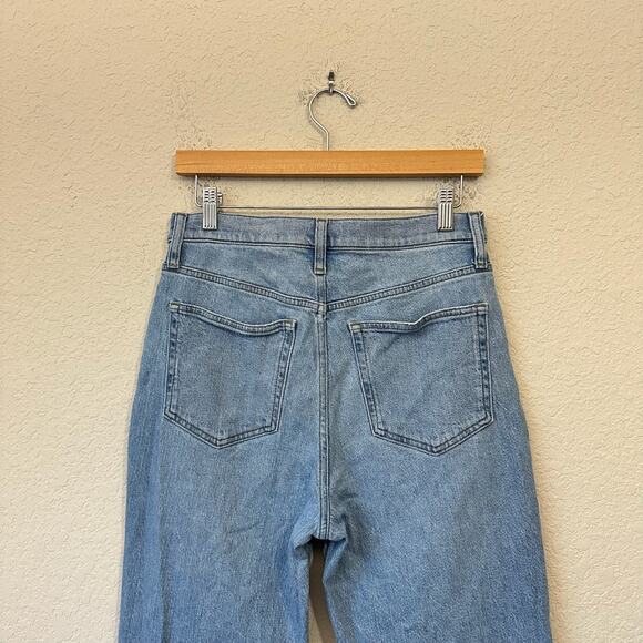 J. CREW Classic Straight Jeans Blue Denim High Rise Stretch Y2K Work - Picture 6 of 15